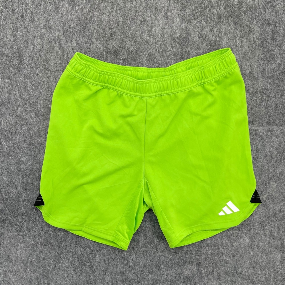 Adidas Shorts Mens Large Green Goal Keeper Soccer Athletic NEW